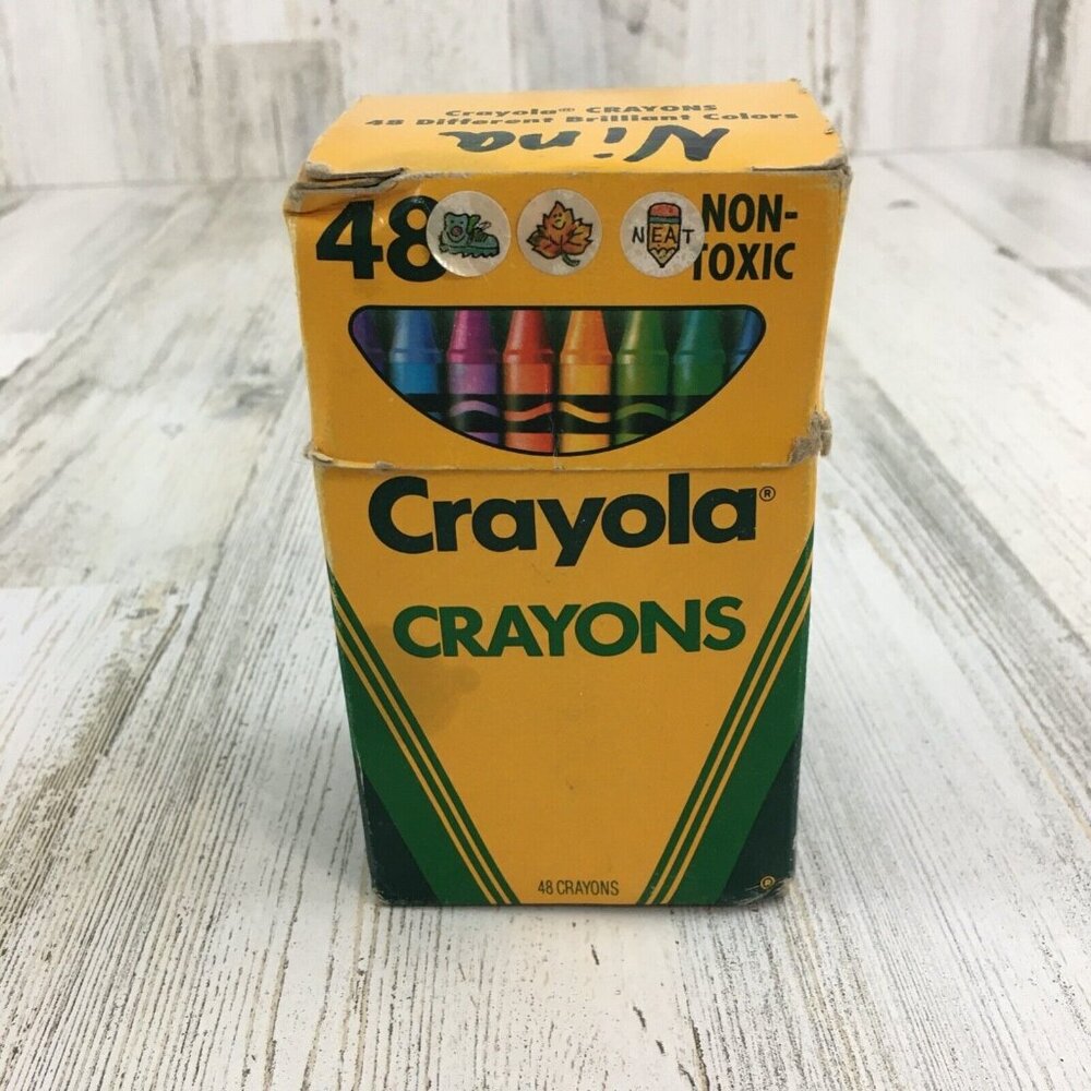 Vintage Crayola Crayons Box of 48 1994